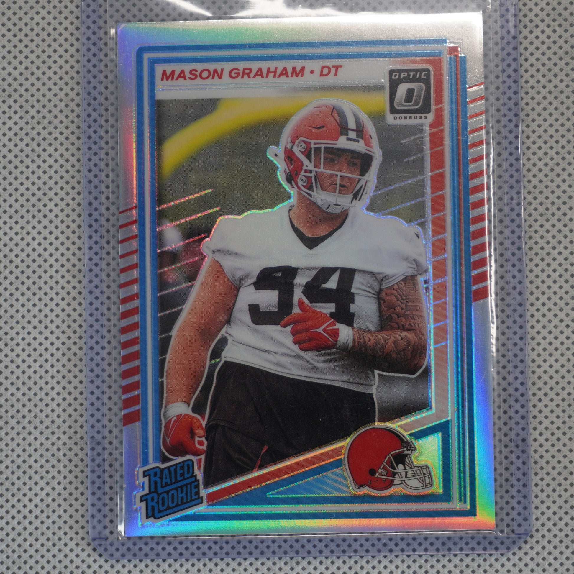 2025 Donruss Optic #206 Mason Graham Holo Cleveland Browns RC