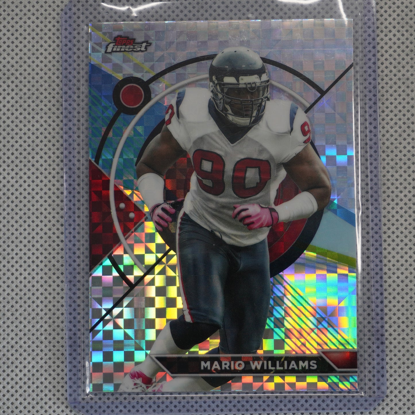 2023 Topps Composite #193 Mario Williams Finest Checkerboard Refractor Houston Texans