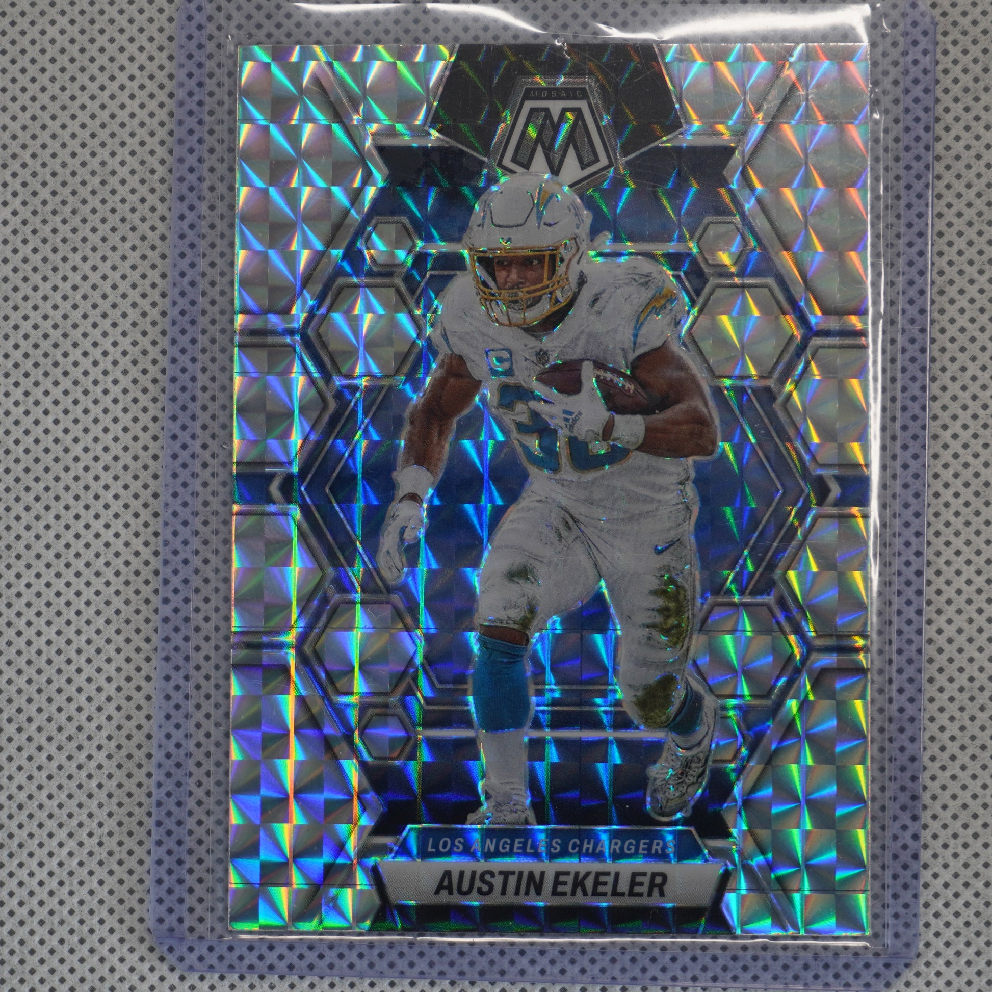 2023 Panini Mosaic #128 Austin Ekeler Mosaic Los Angeles Chargers