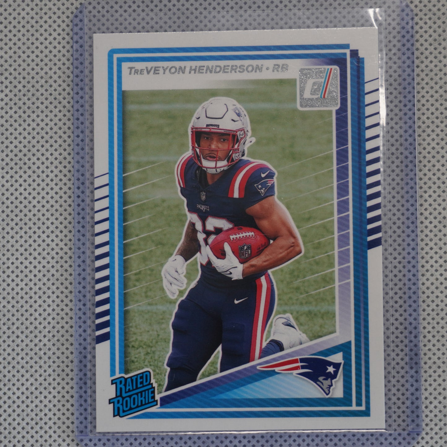 2025 Donruss #332 TreVeyon Henderson New England Patriots RC