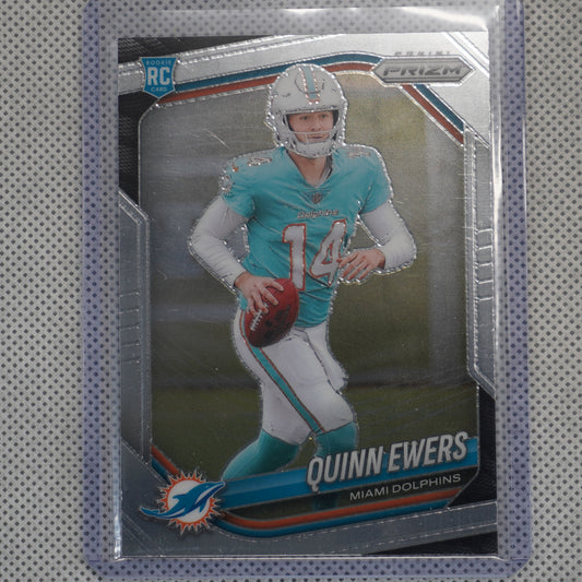 2025 Panini Prizm #307 Quinn Ewers Miami Dolphins RC