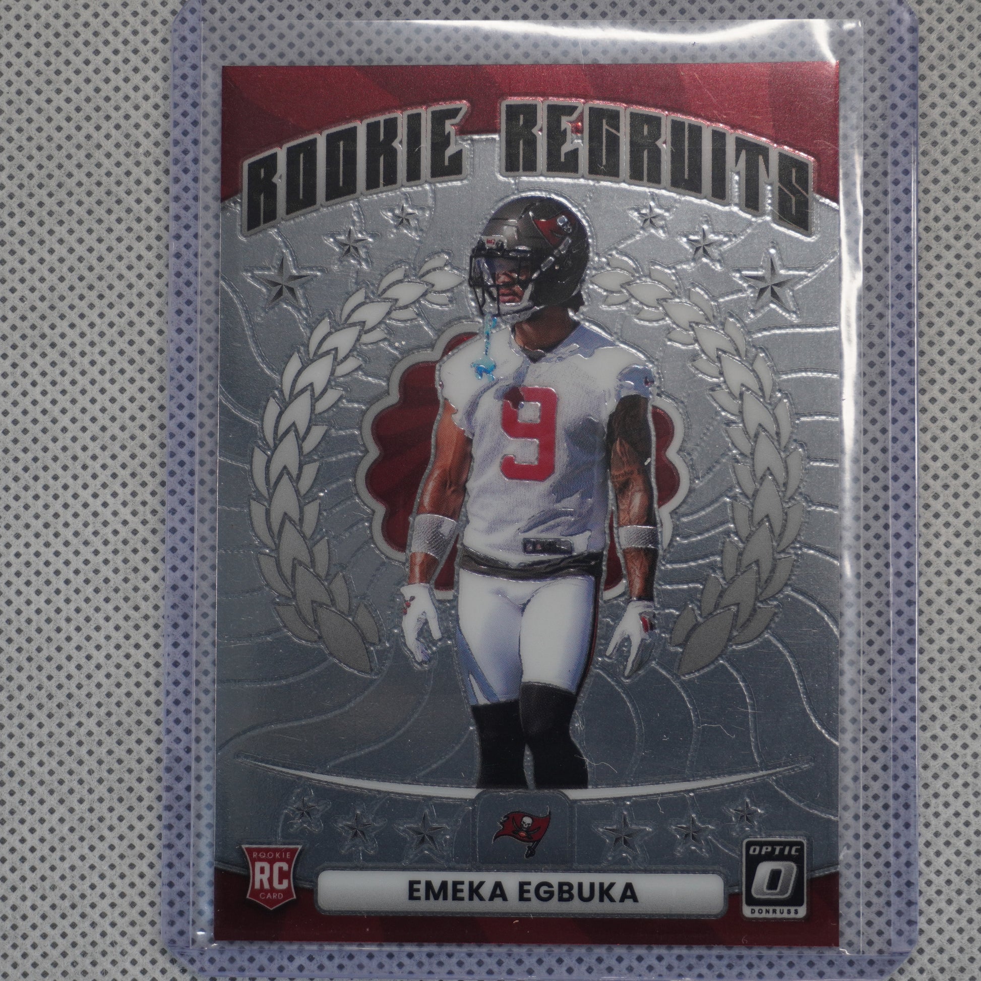 2025 Donruss Optic #5 Emeka Egbuka Rookie Recruits Tampa Bay Buccaneers