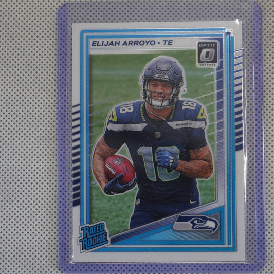 2025 Donruss Optic #214 Elijah Arroyo Seattle Seahawks RC