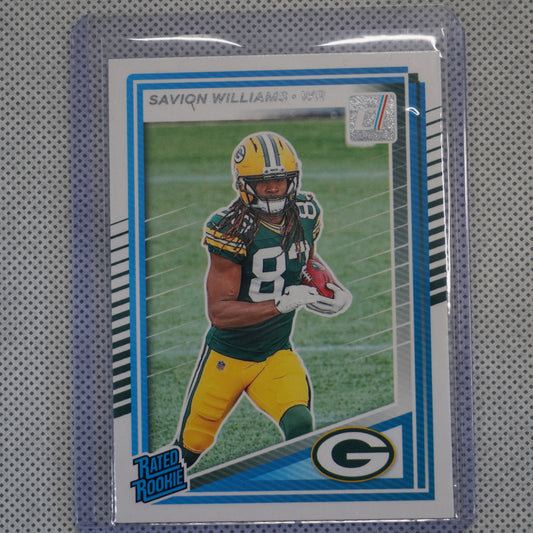 2025 Donruss #318 Savion Williams Green Bay Packers RC