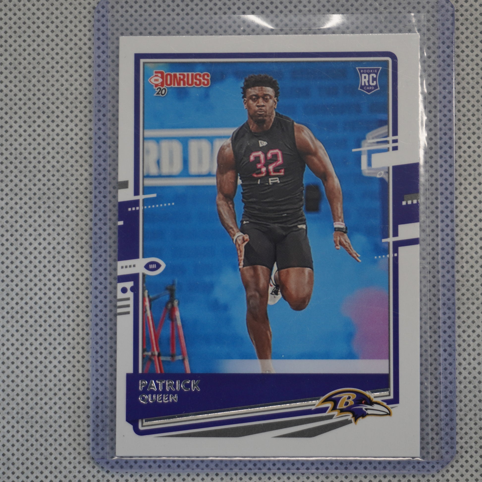 2020 Donruss #268 Patrick Queen Baltimore Ravens RC