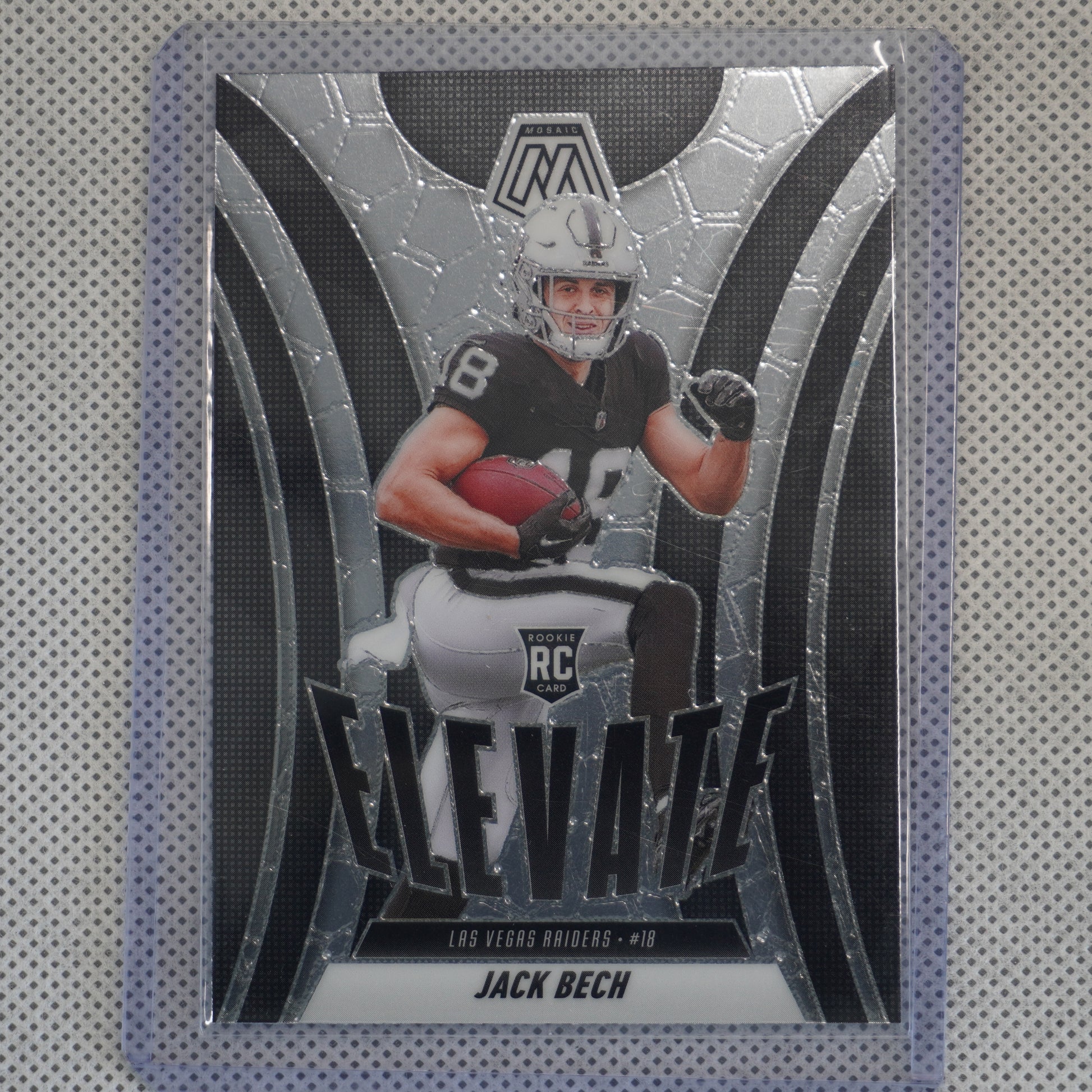 2025 Panini Mosaic #11 Jack Bech Elevate Las Vegas Raiders
