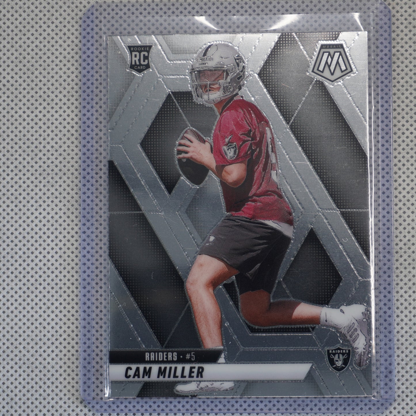 2025 Panini Mosaic #342 Cam Miller Las Vegas Raiders RC