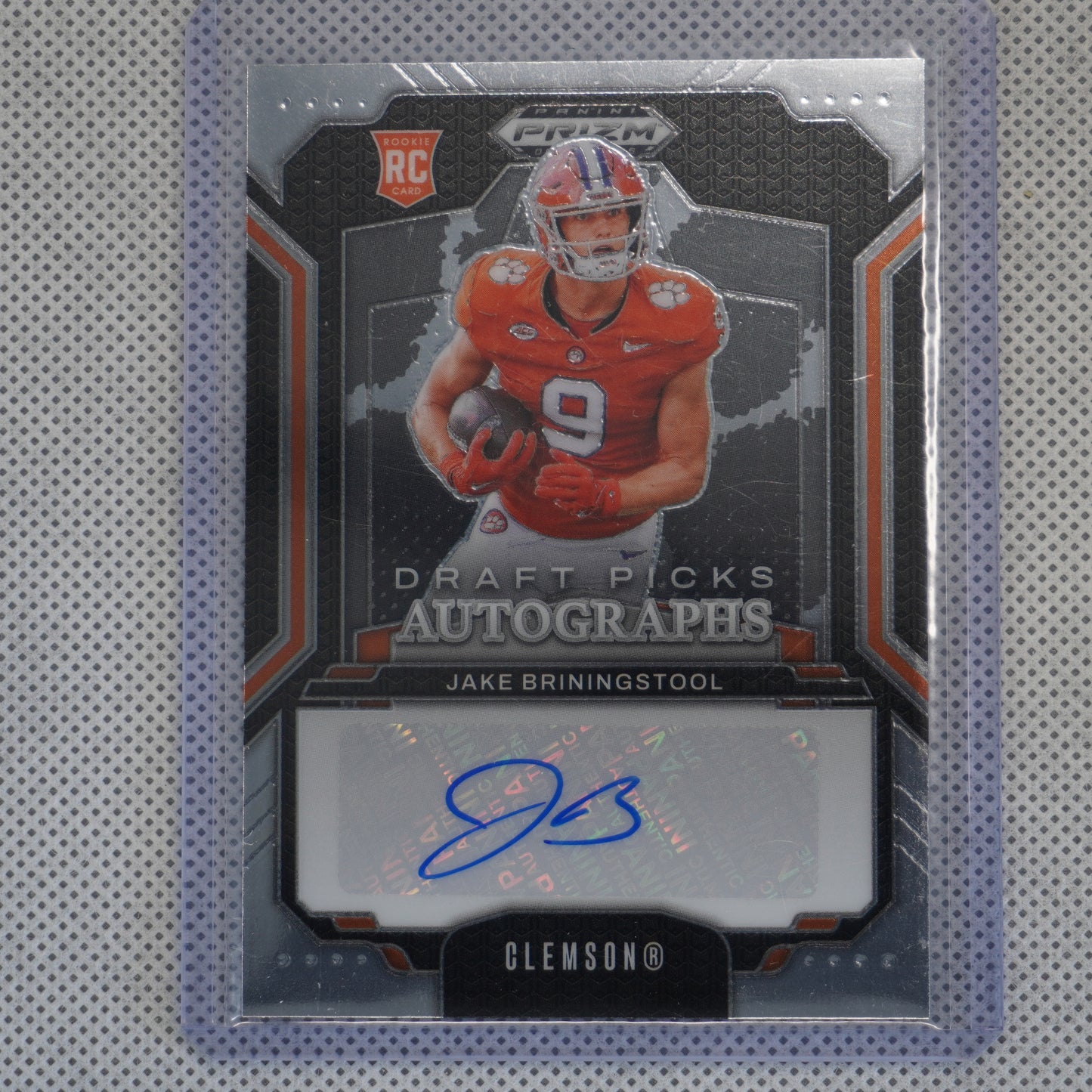 2025 Panini Prizm Draft Picks #DPA-JBL Jake Briningstool Draft Picks Autographs Clemson Tigers AU