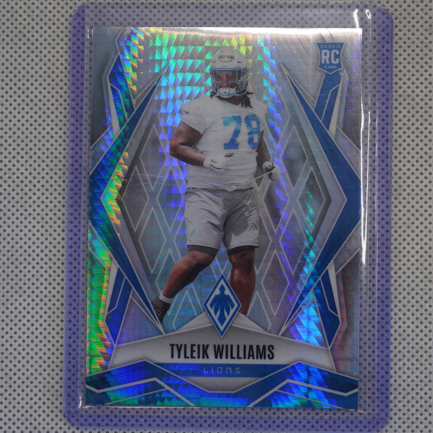2025 Panini Phoenix #230 Tyleik Williams Silver Hyper Prizm Detroit Lions RC