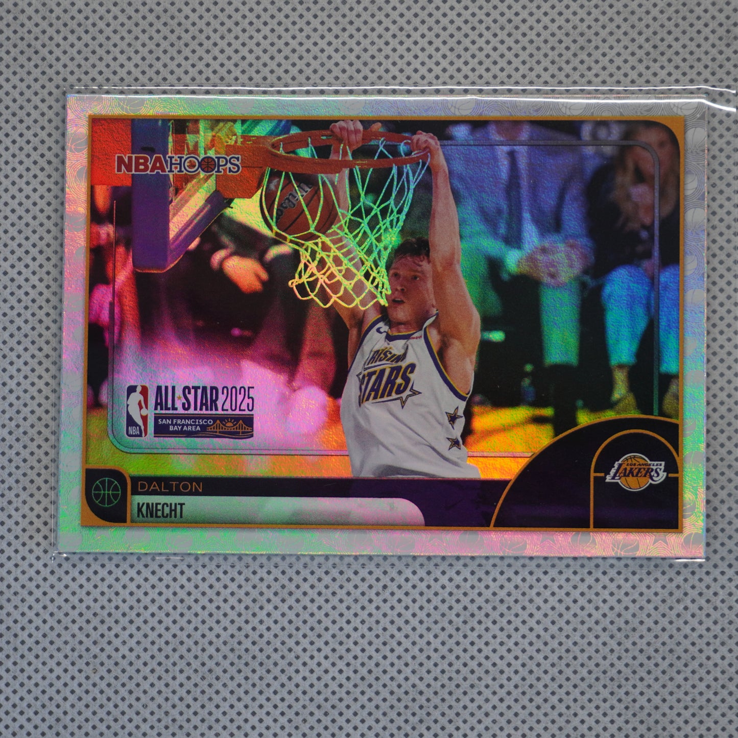 2025-26 Hoops #298 Dalton Knecht Rainbow Los Angeles Lakers
