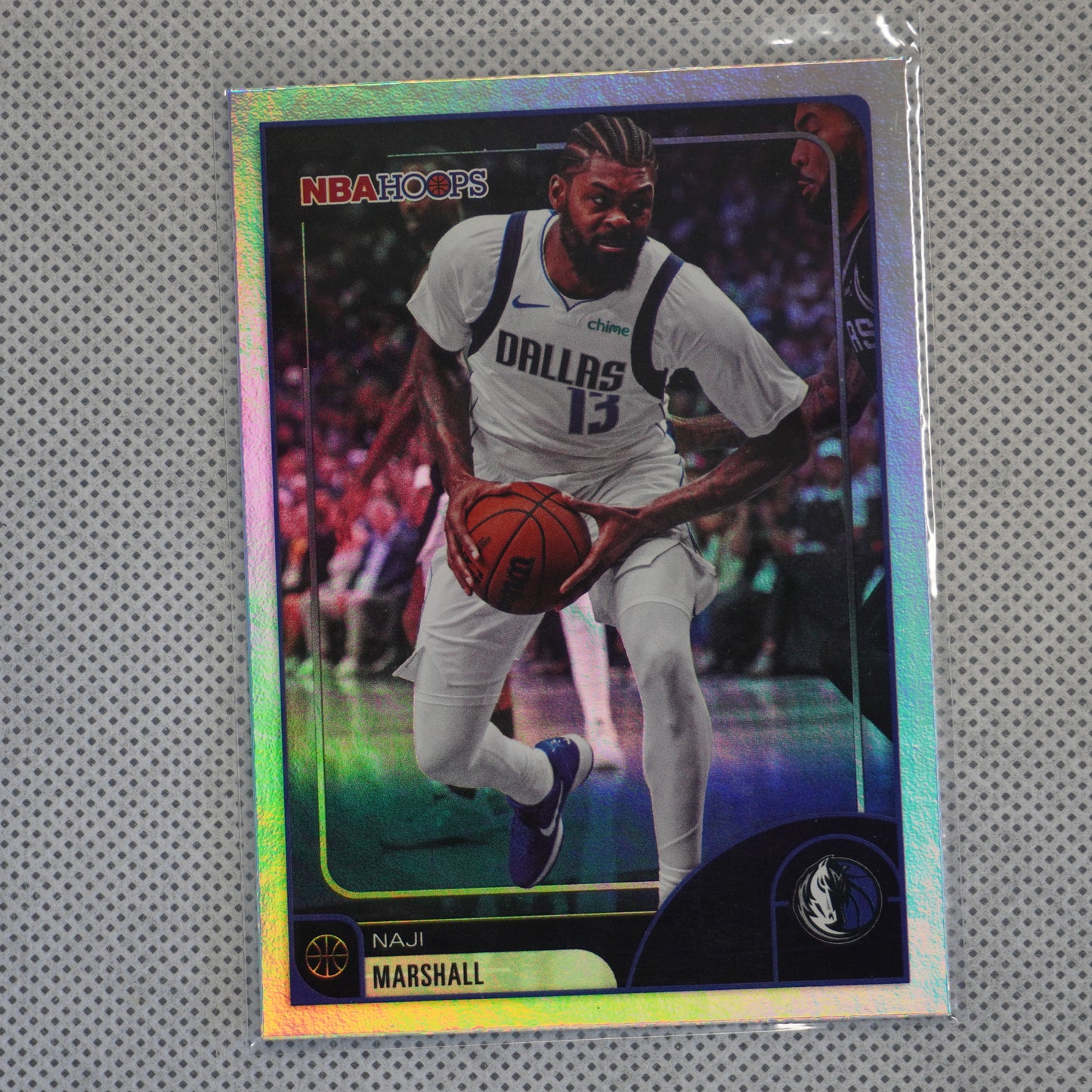 2025-26 Hoops #153 Naji Marshall Rainbow Dallas Mavericks