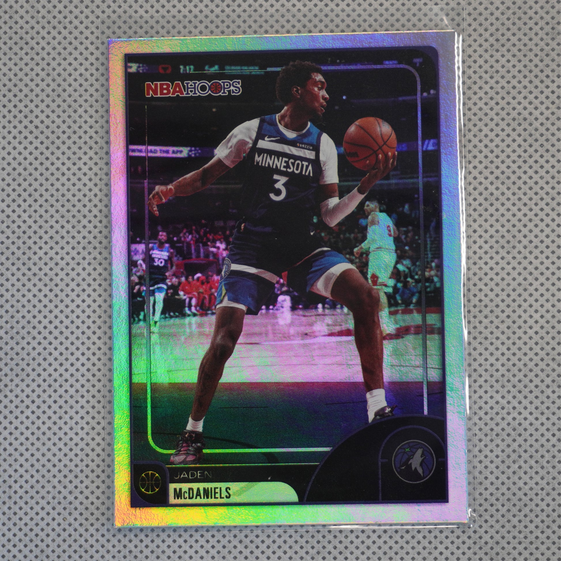 2025-26 Hoops #94 Jaden McDaniels Rainbow Minnesota Timberwolves