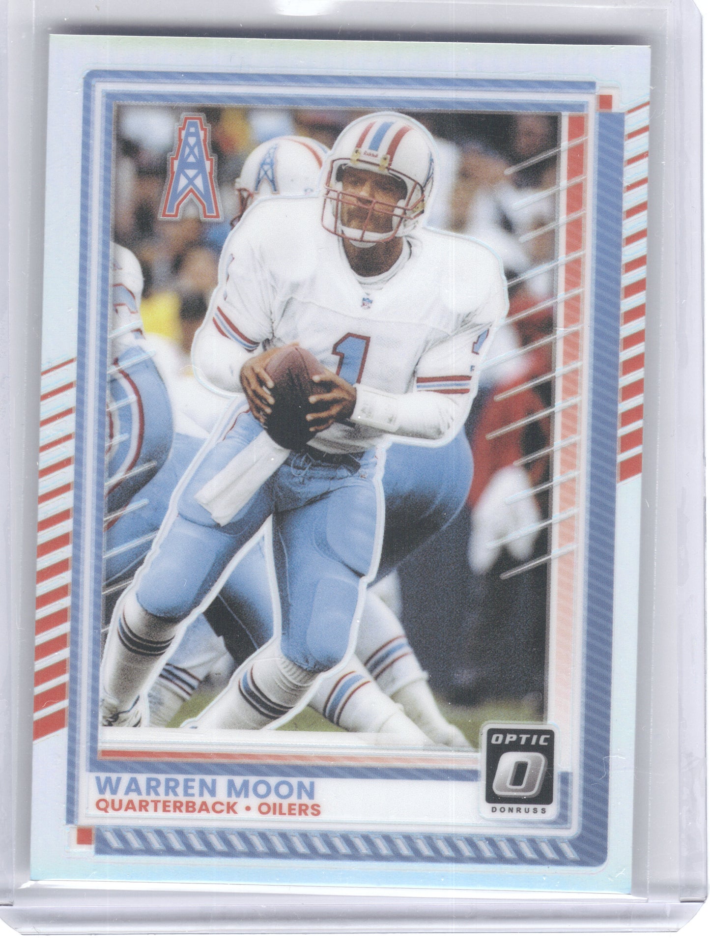 2025 Donruss Optic #132 Warren Moon Holo Houston Oilers