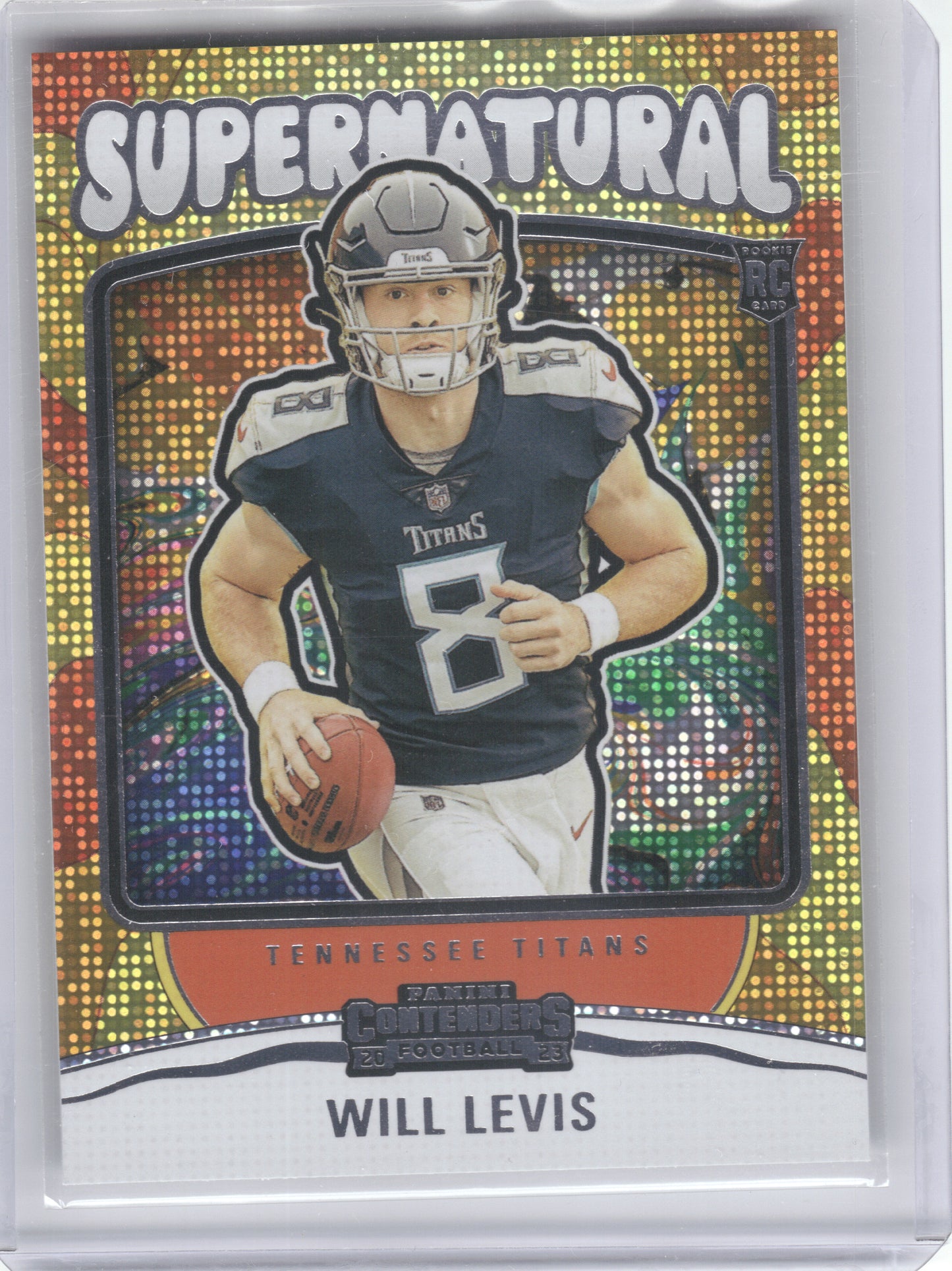 2023 Panini Contenders #5 Will Levis Supernatural Silver Tennessee Titans
