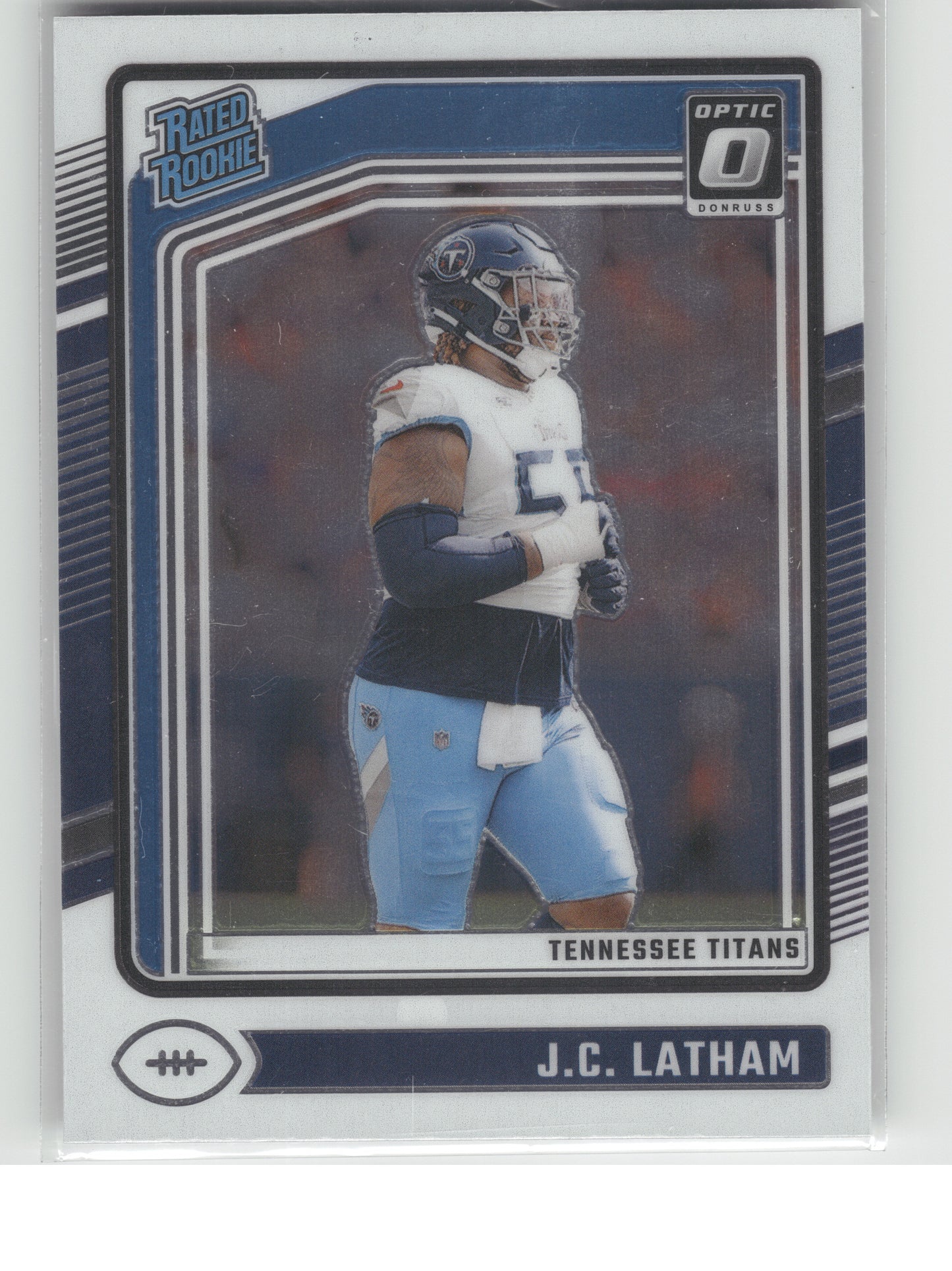 2024 Donruss Optic #234 J.C. Latham Tennessee Titans RC