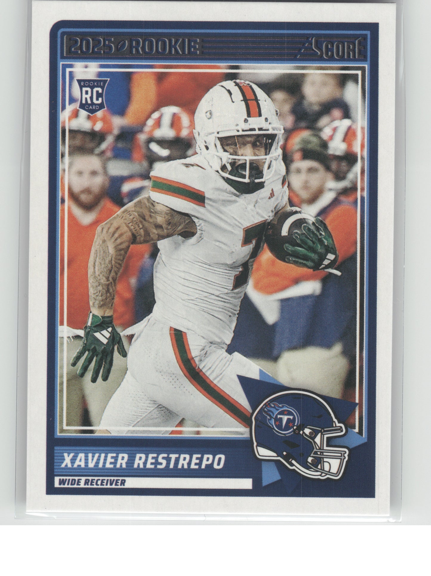2025 Score #6 Xavier Restrepo Tennessee Titans RC