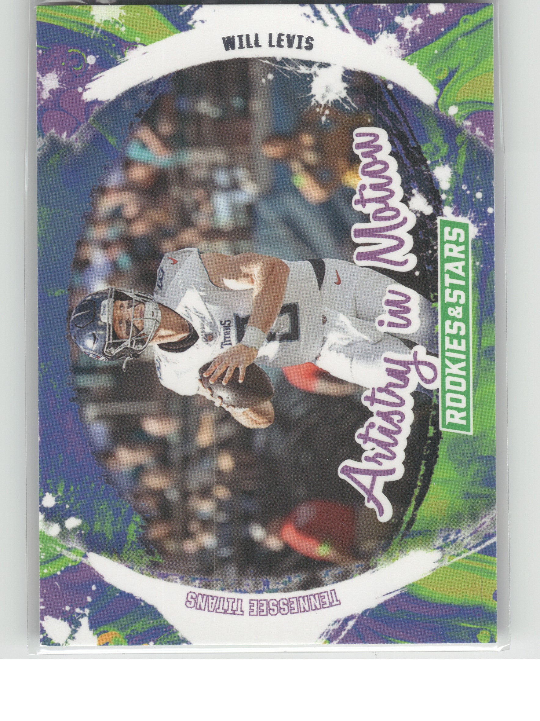 2024 Panini Rookies & Stars #AIM-WLS Will Levis Artistry in Motion Tennessee Titans