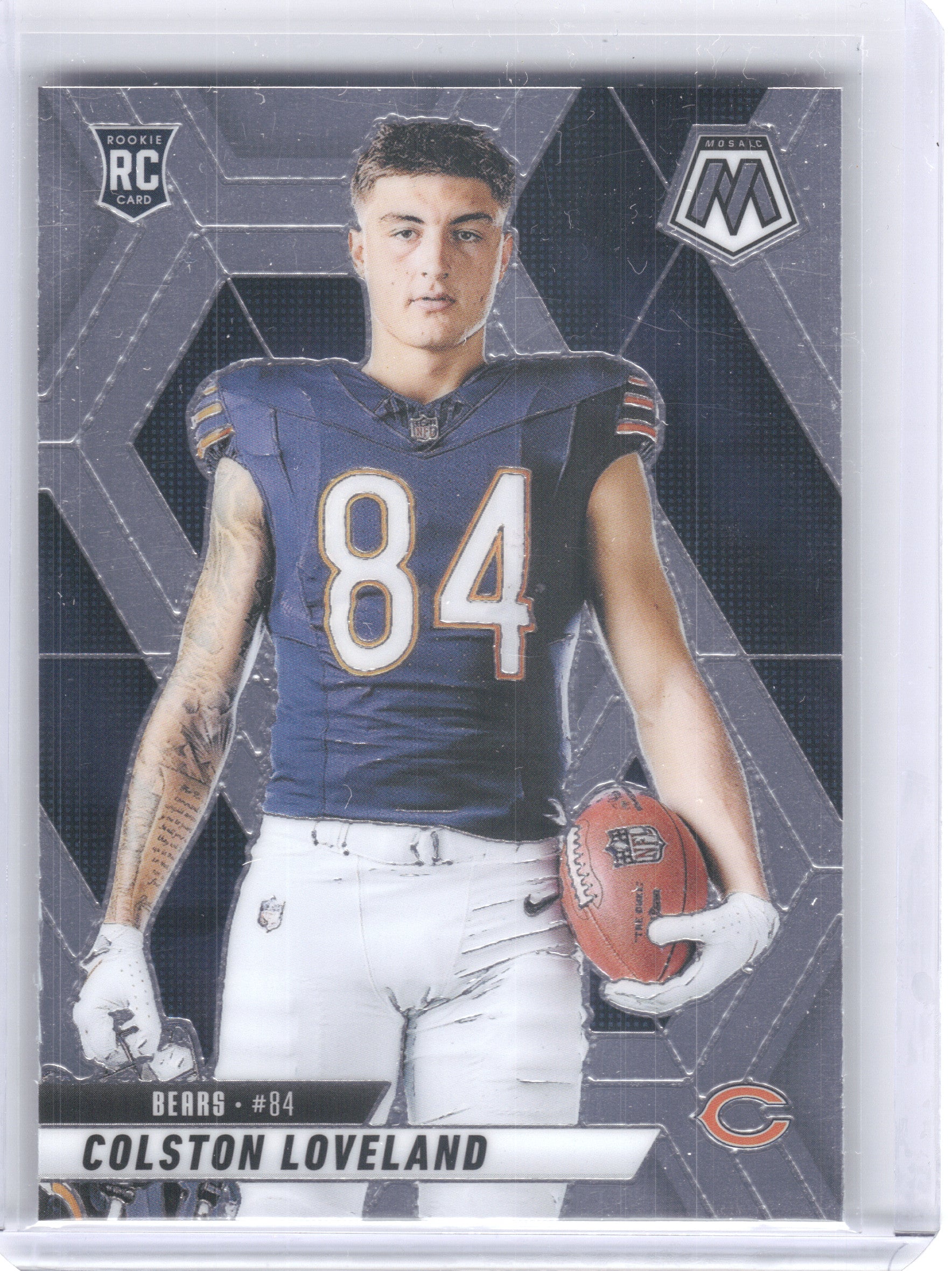 2025 Panini Mosaic #275 Colston Loveland Variation Chicago Bears RC