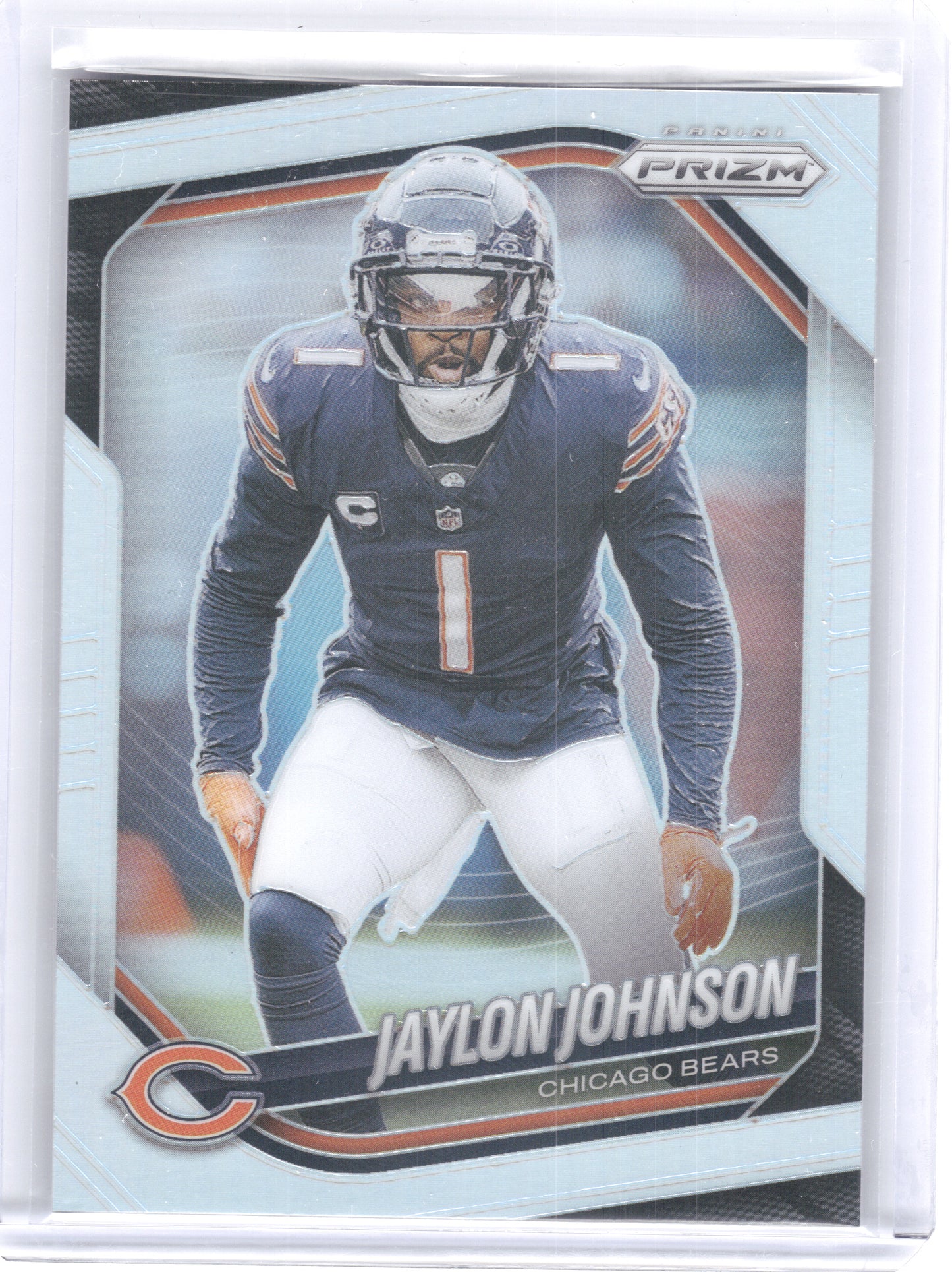 2025 Panini Prizm #44 Jaylon Johnson Silver Chicago Bears
