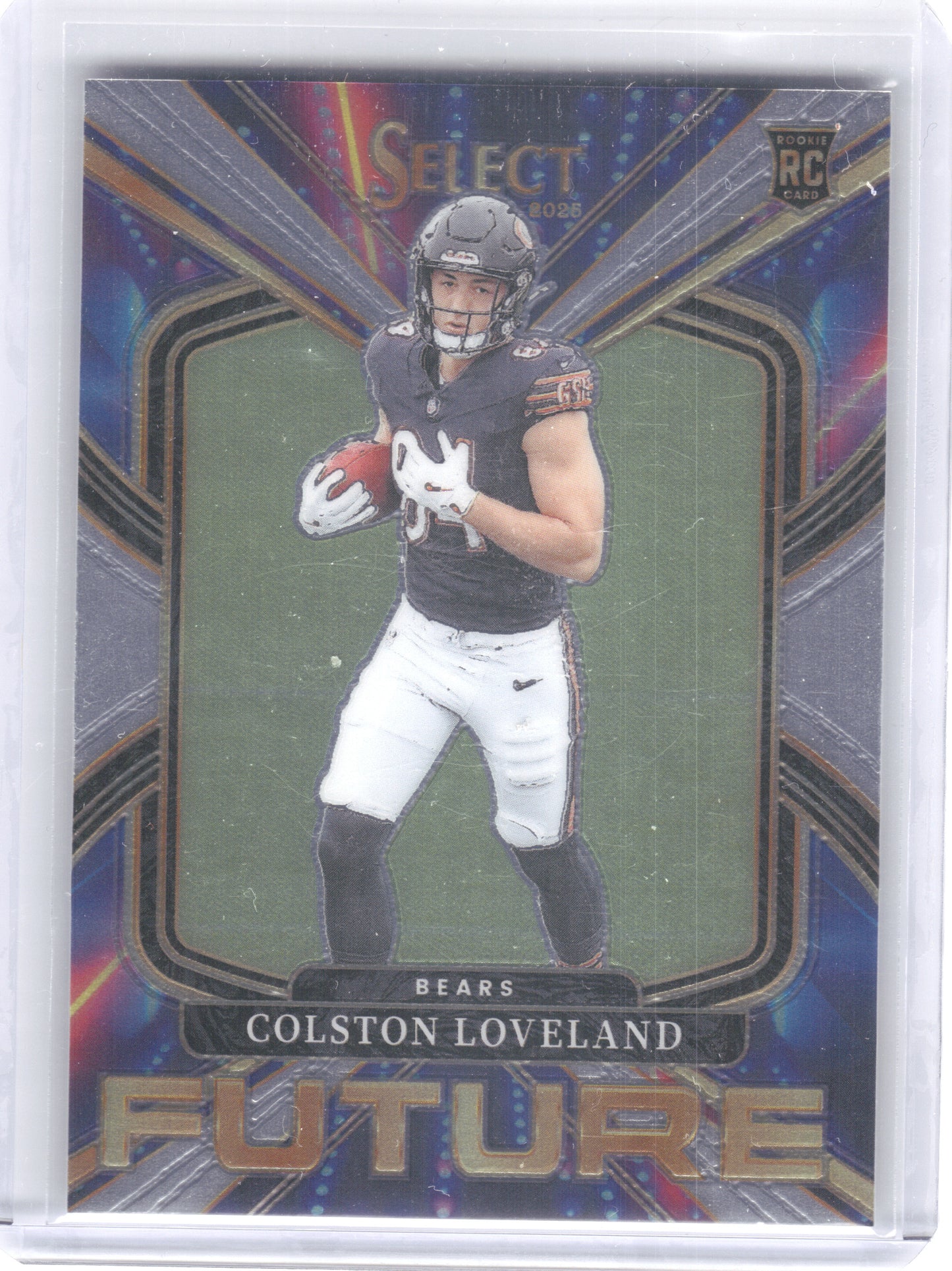 2025 Panini Select #8 Colston Loveland Select Future Chicago Bears