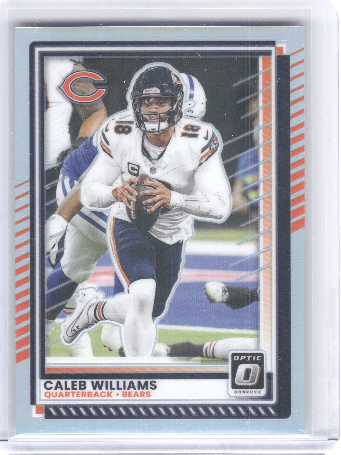2025 Donruss Optic #8 Caleb Williams Holo Chicago Bears