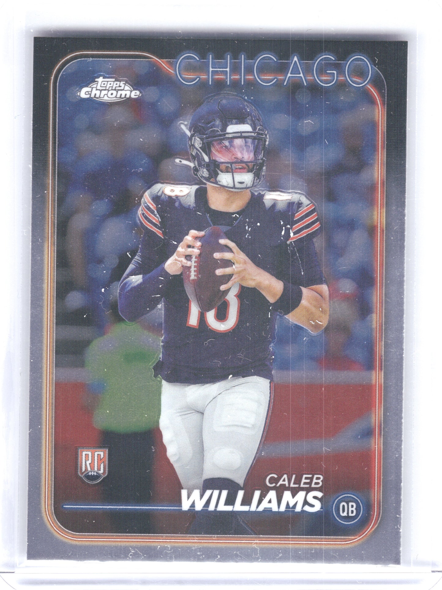 2024 Topps Chrome #202 Caleb Williams Chicago Bears RC