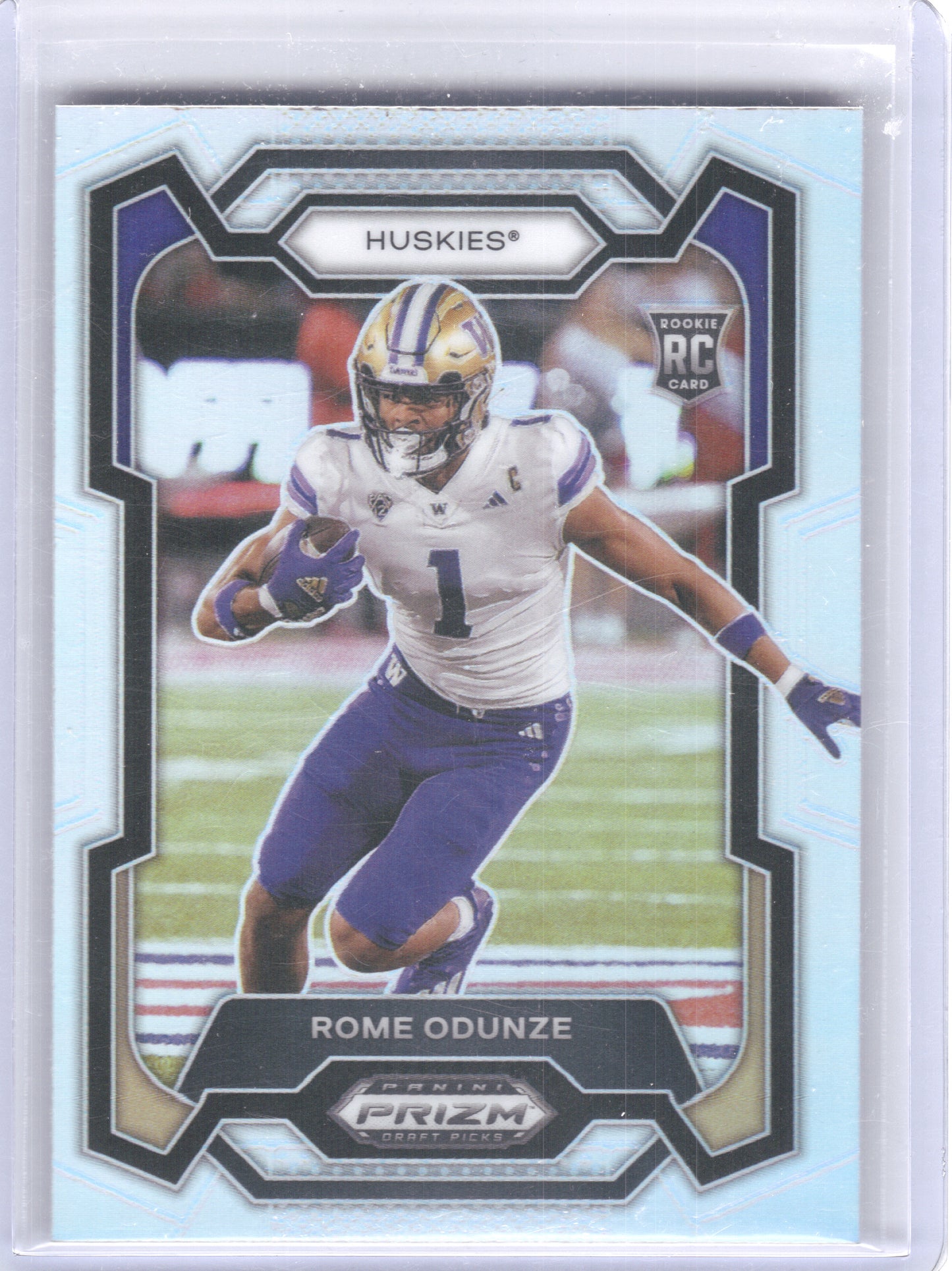 2024 Panini Prizm Draft Picks #111 Rome Odunze Silver Washington Huskies
