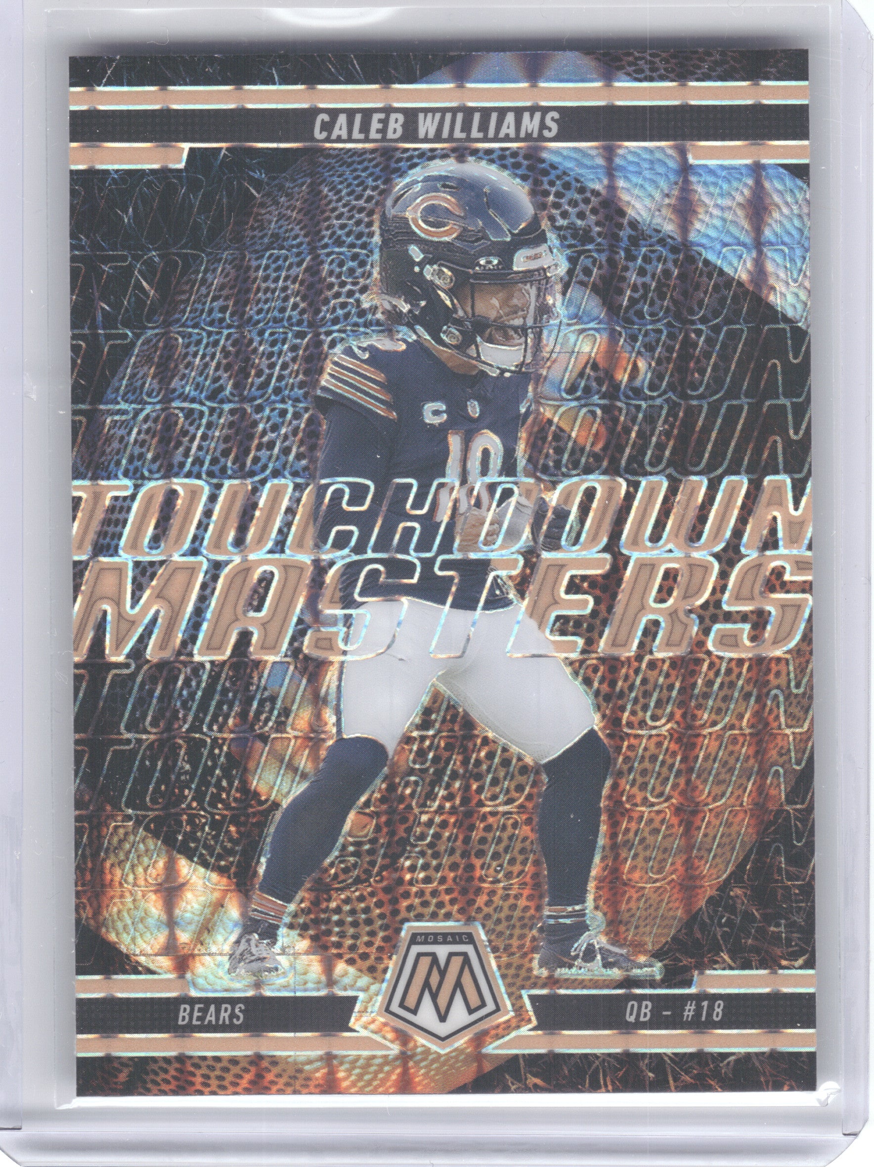 2025 Panini Mosaic #13 Caleb Williams Touchdown Masters Mosaic