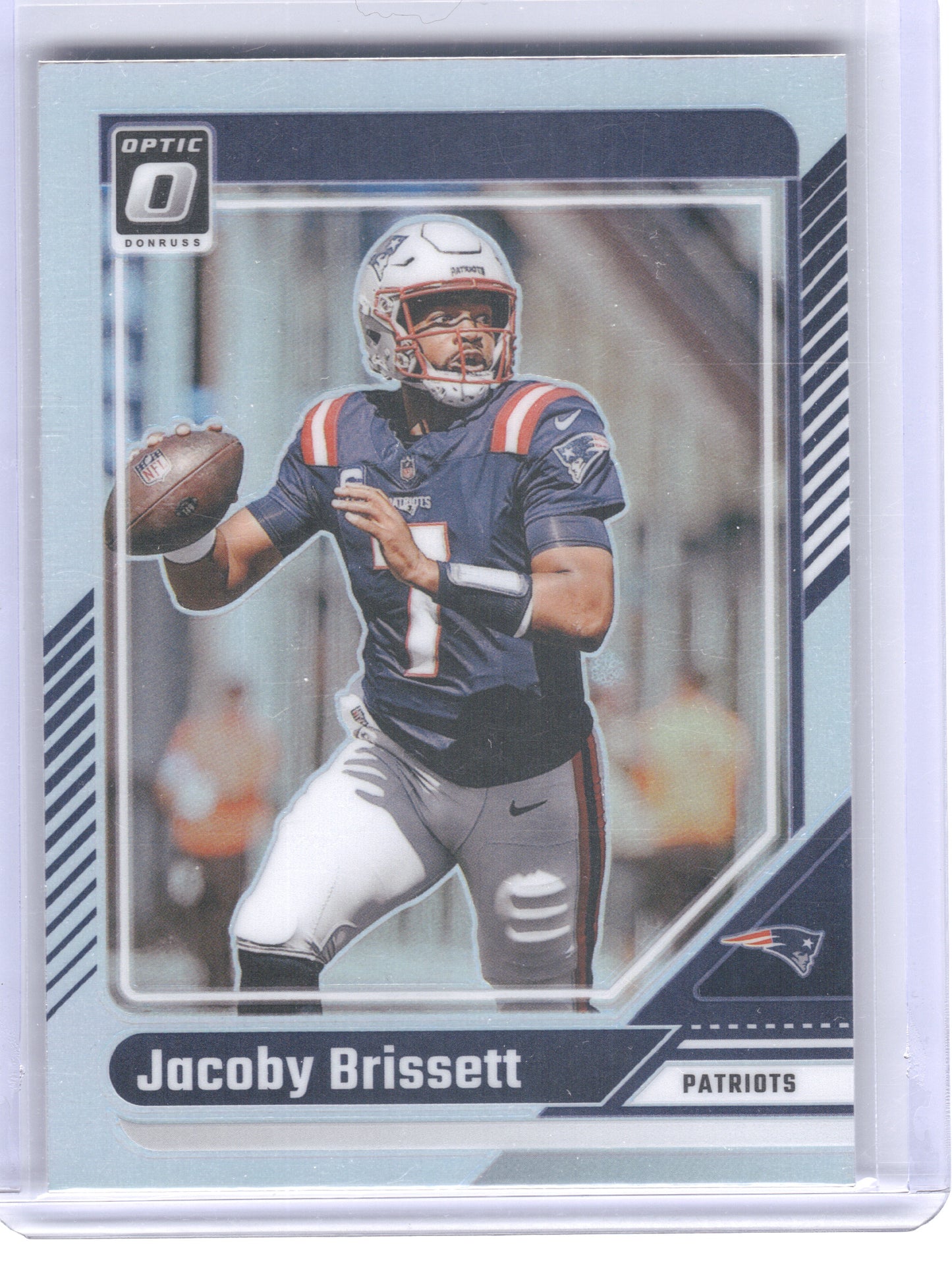 2024 Donruss Optic #133 Jacoby Brissett Holo New England Patriots