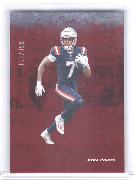 2024 Panini Prestige #203 JuJu Smith-Schuster Red Xtra Points #/999 New England Patriots SN