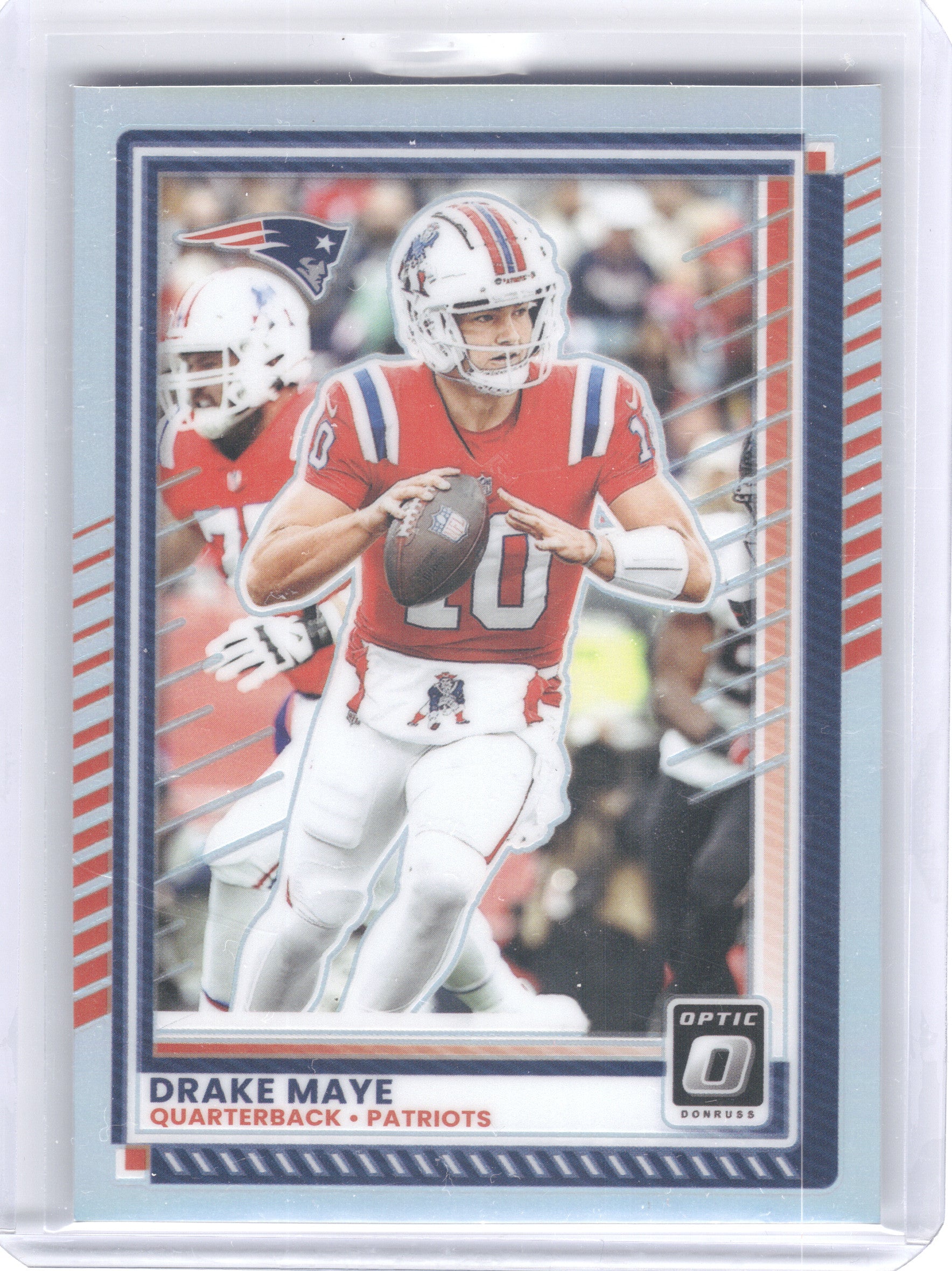 2025 Donruss Optic #47 Drake Maye Holo New England Patriots