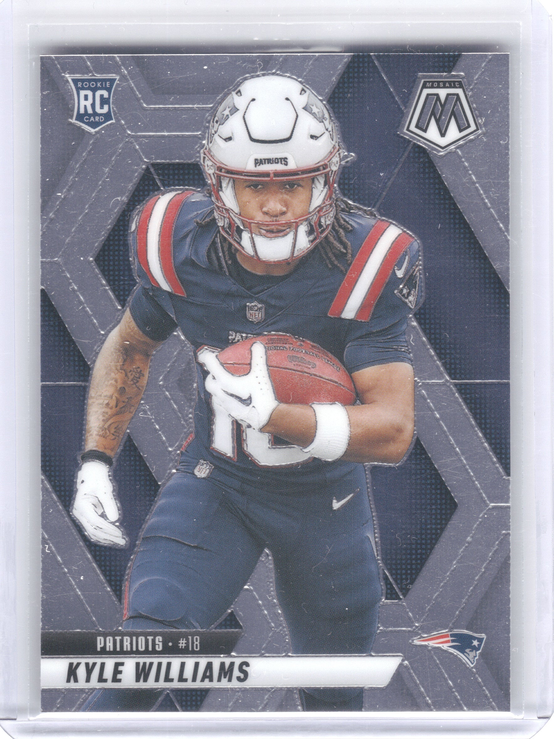 2025 Panini Mosaic #353 Kyle Williams New England Patriots RC