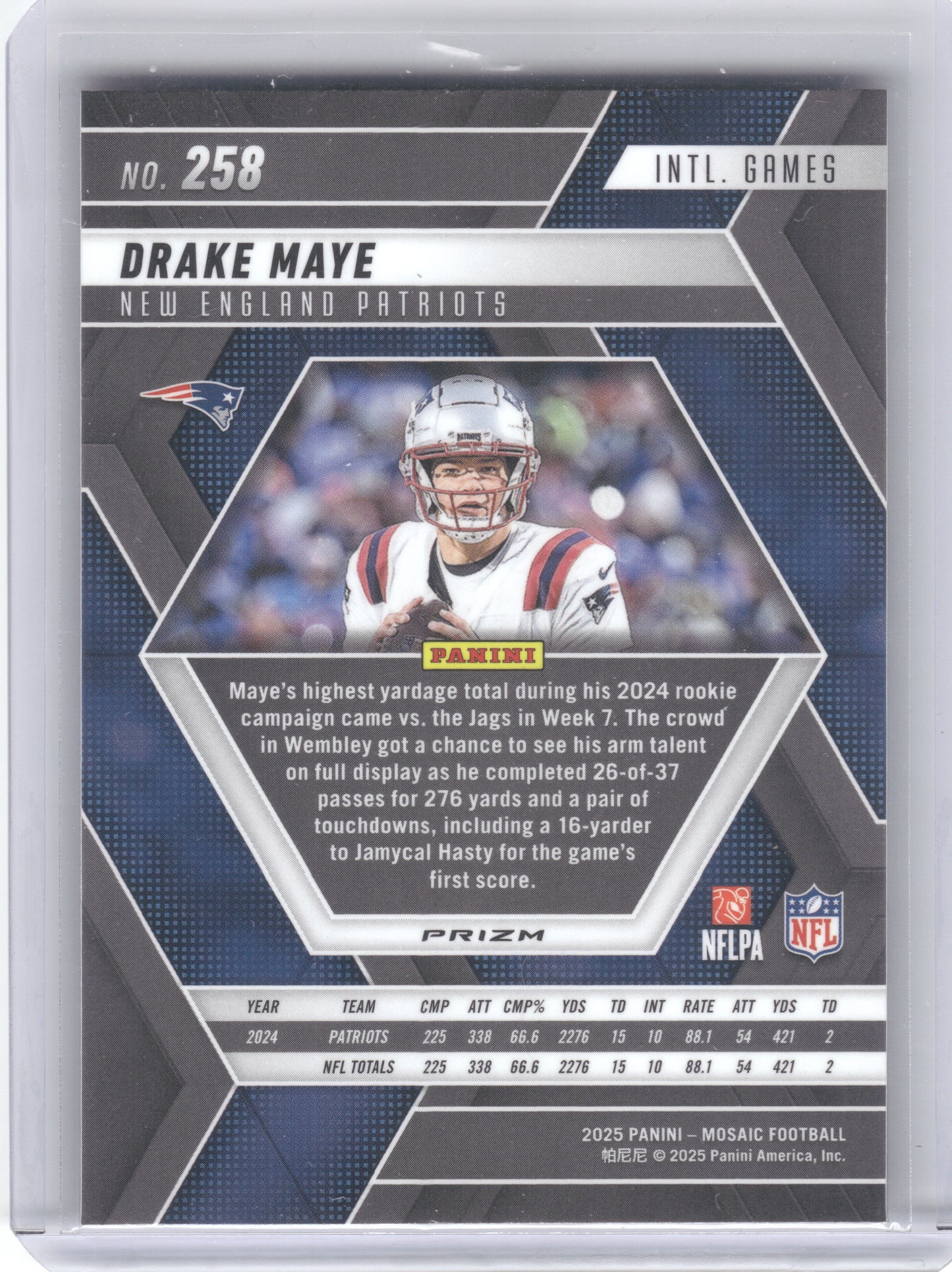 2025 Panini Mosaic #265 Jordan Love Mosaic Camo Red Green Bay Packers