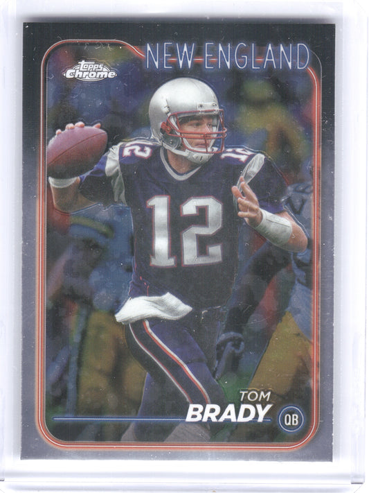 2024 Topps Chrome #120 Tom Brady New England Patriots