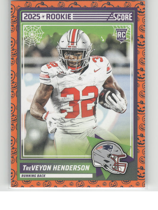 2025 Score-A-Treat #59 TreVeyon Henderson New England Patriots RC