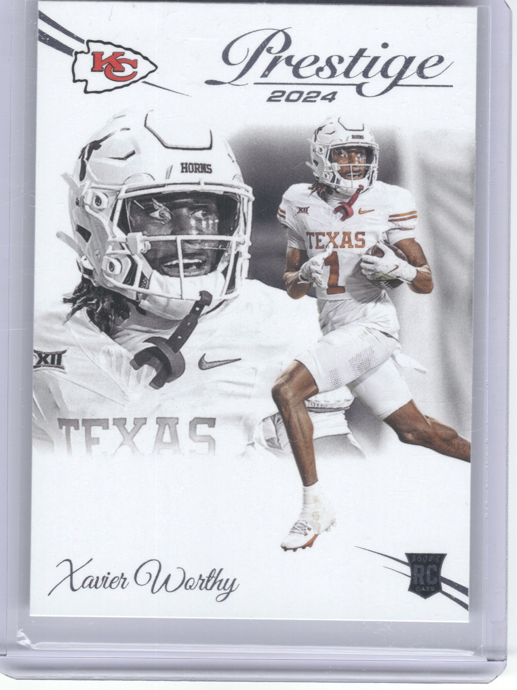 2024 Panini Prestige #330 Xavier Worthy Kansas City Chiefs RC