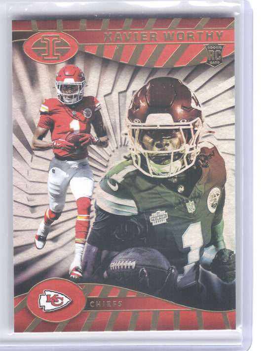 2024 Panini Illusions #45 Xavier Worthy Kansas City Chiefs RC