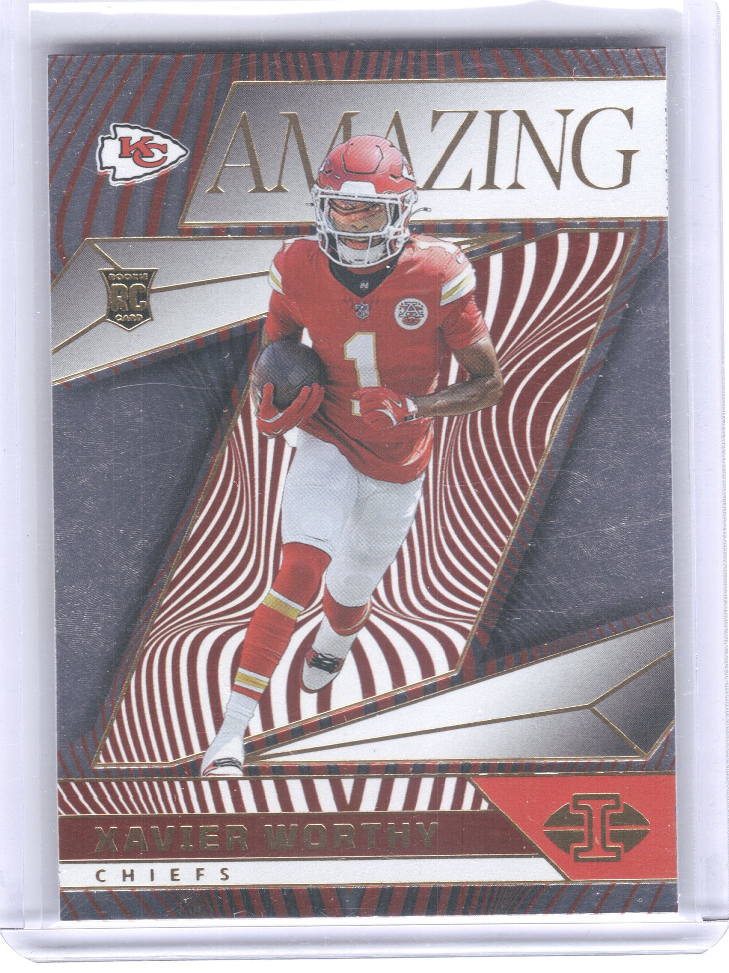 2024 Panini Illusions #5 Xavier Worthy Kansas City Chiefs