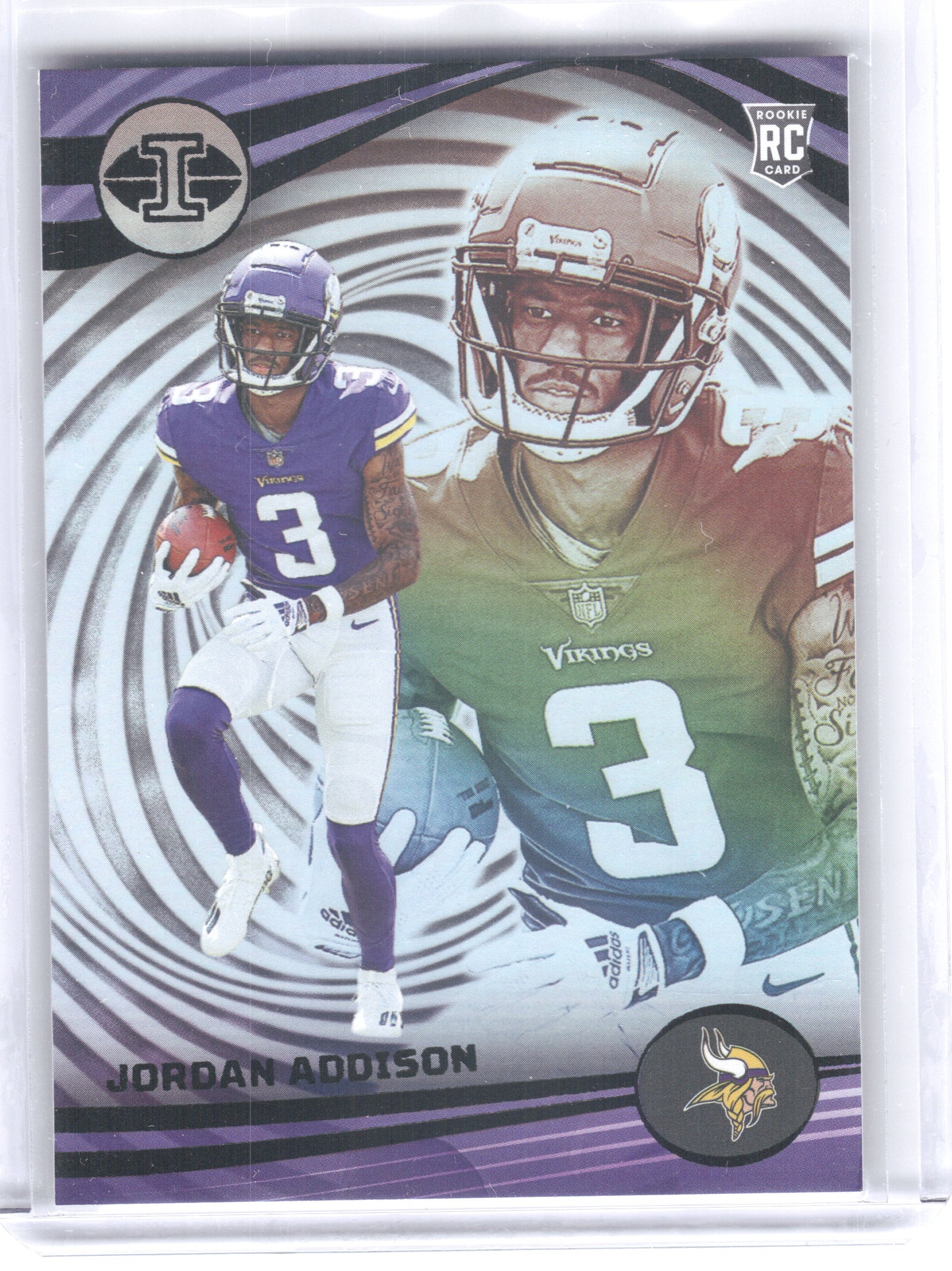 2023 Panini Illusions #73 Jordan Addison Minnesota Vikings RC