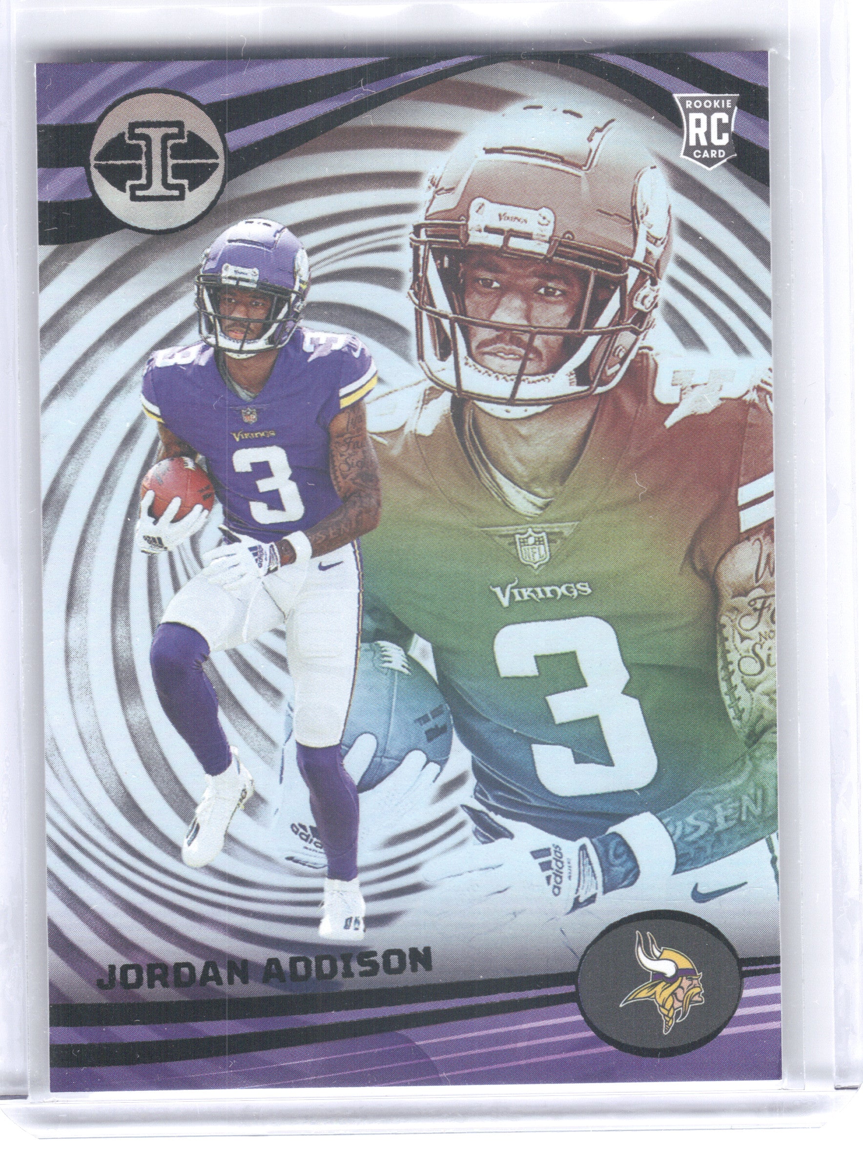 2023 Panini Illusions #73 Jordan Addison Minnesota Vikings RC