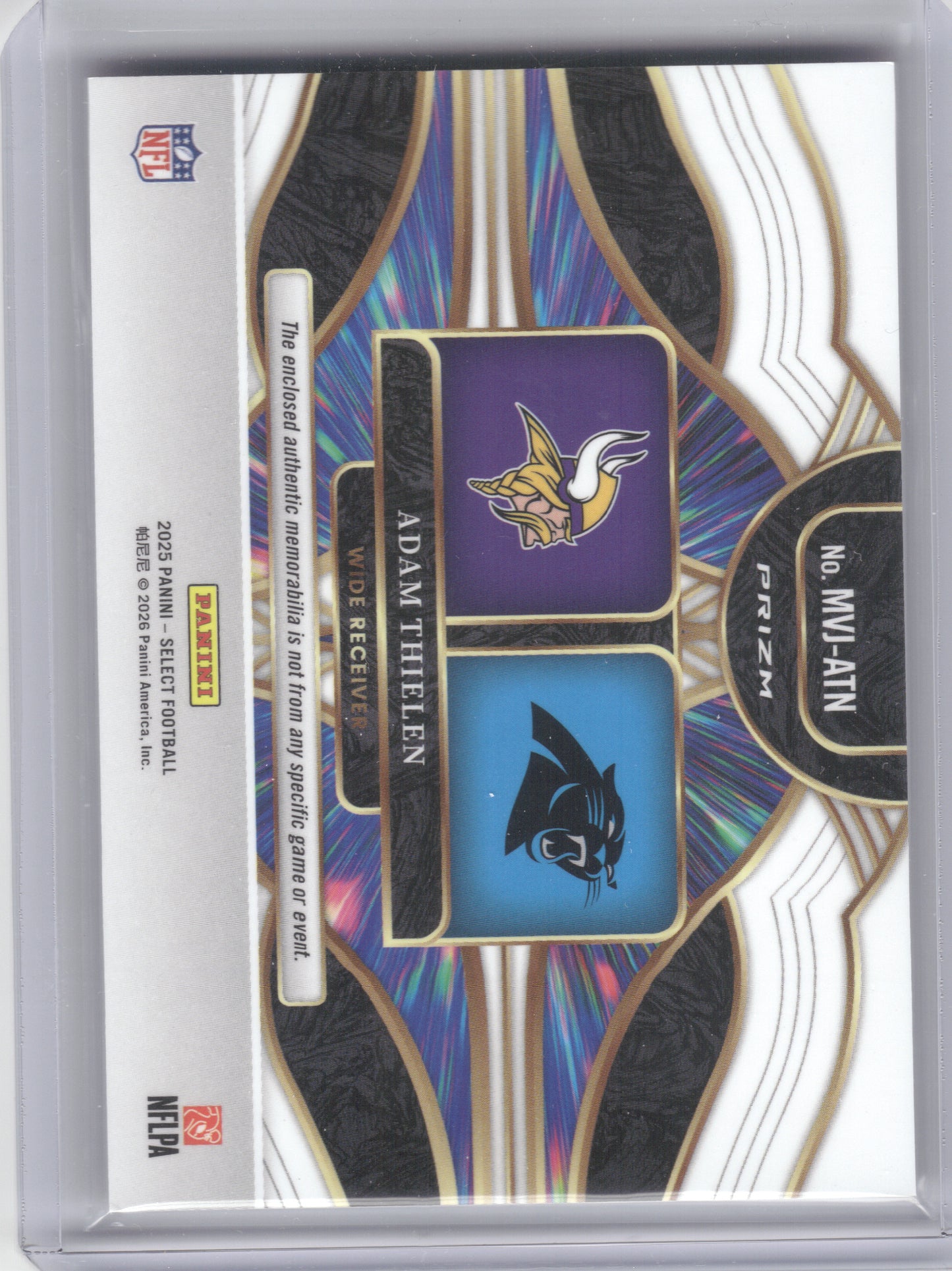 2025 Panini Select #MVJ-BCS Brandin Cooks Multiverse Jerseys Red Prizm MEM