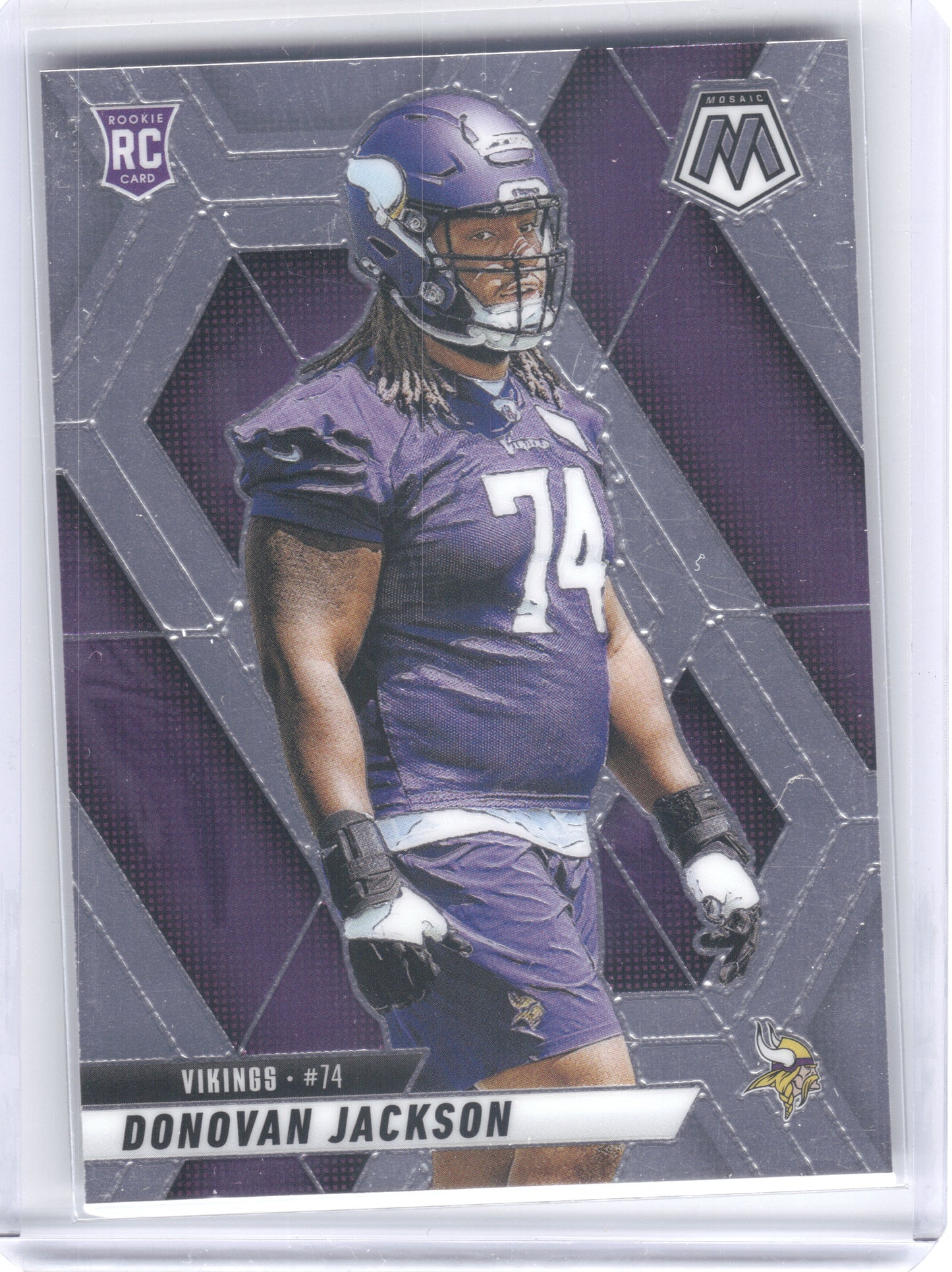 2025 Panini Mosaic #388 Donovan Jackson Minnesota Vikings RC