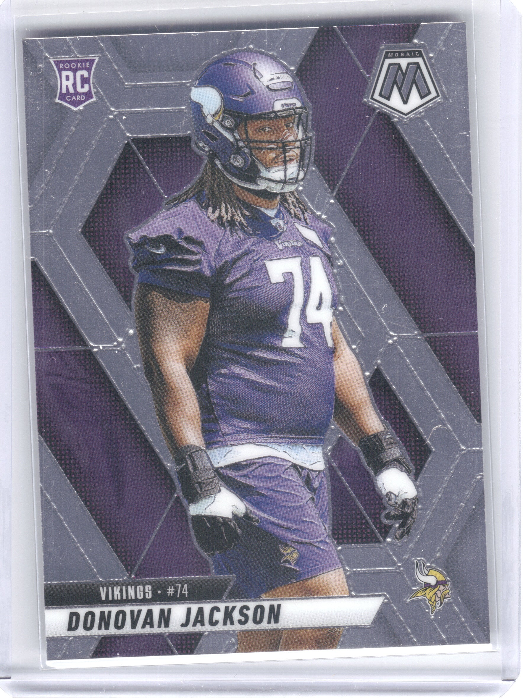 2025 Panini Mosaic #388 Donovan Jackson Minnesota Vikings RC