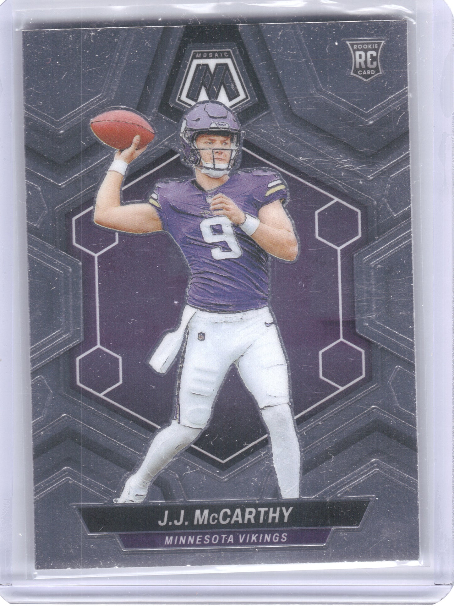 2024 Panini Mosaic #310 J.J. McCarthy Minnesota Vikings RC