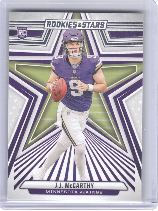 2024 Panini Rookies & Stars #135 J.J. McCarthy Minnesota Vikings RC