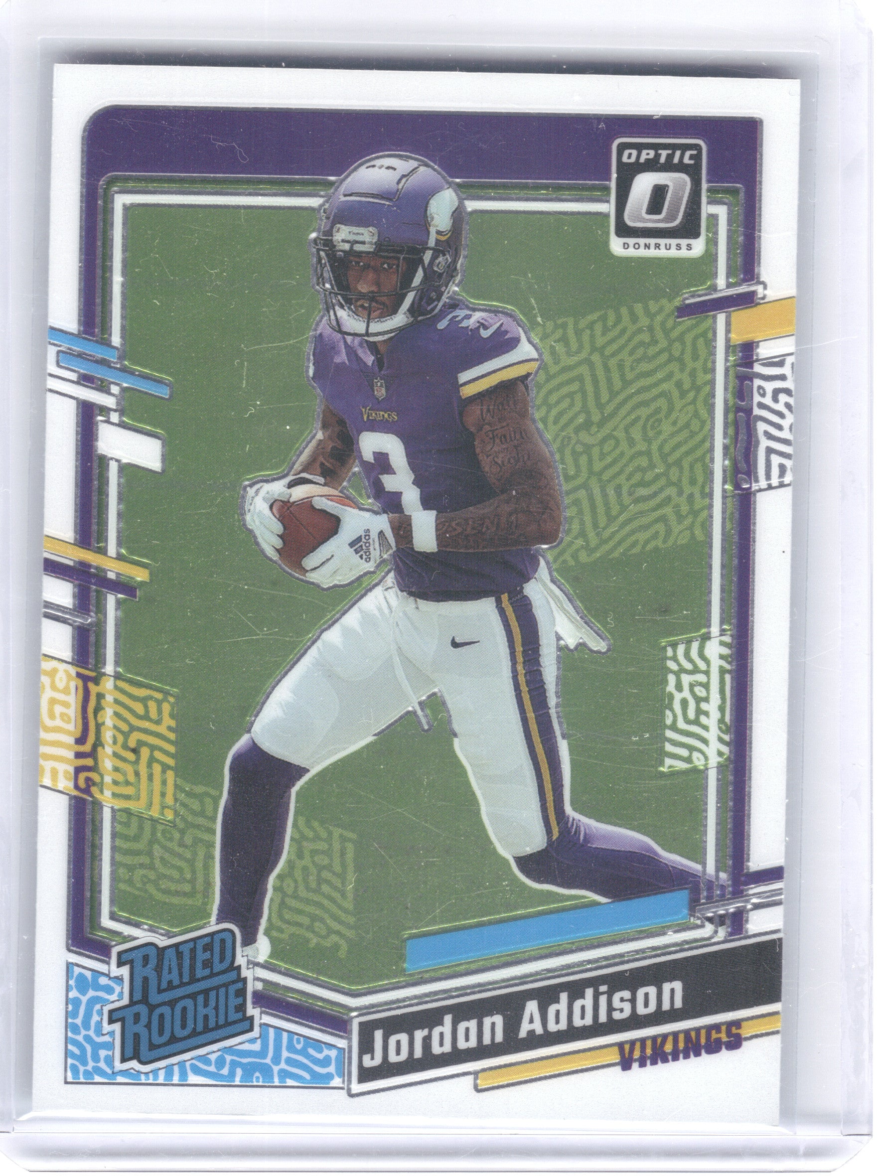 2023 Donruss Optic #271 Jordan Addison Minnesota Vikings RC