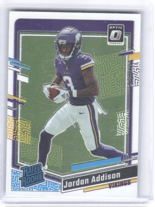 2023 Donruss Optic #271 Jordan Addison Minnesota Vikings RC