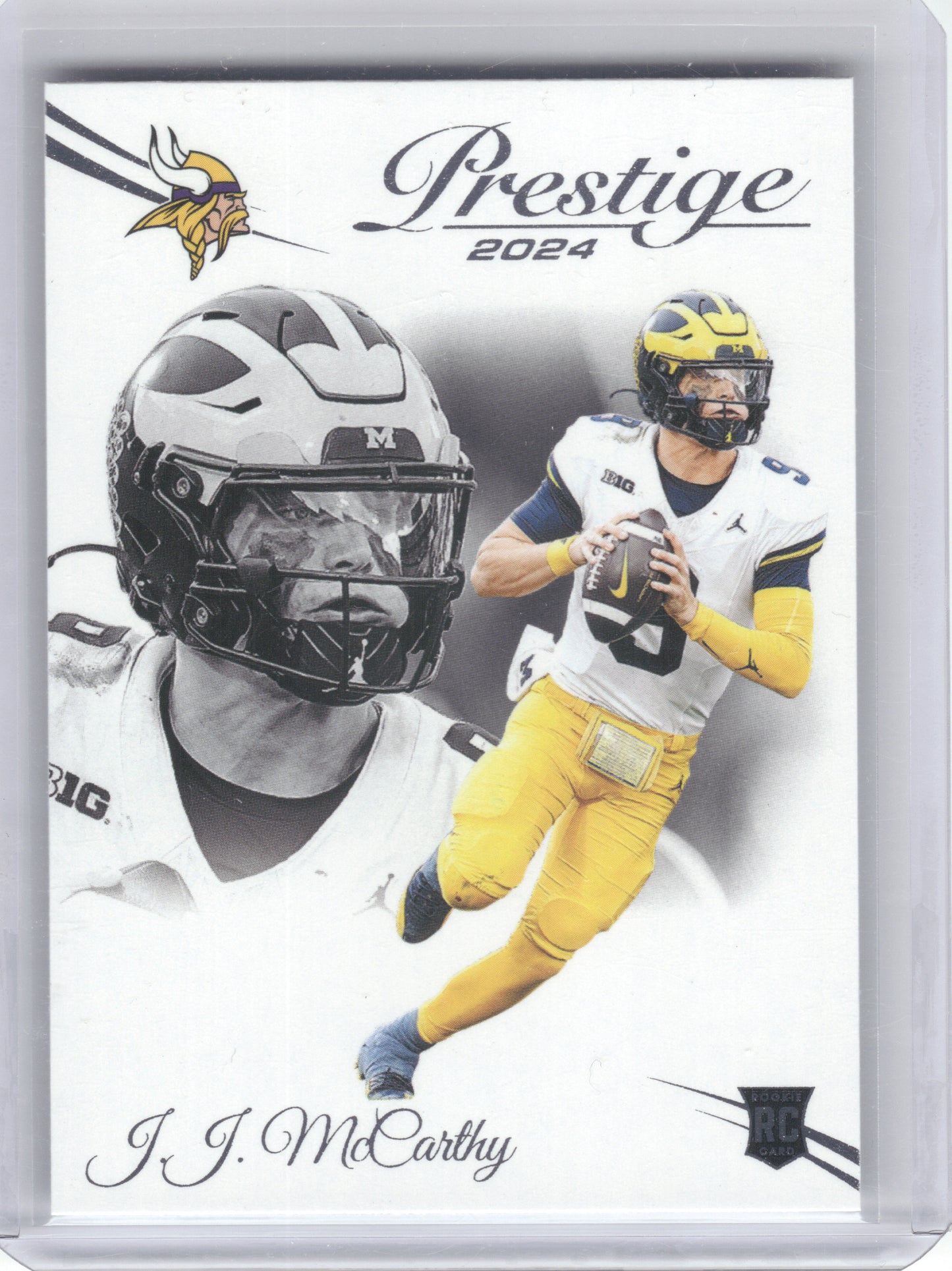 2024 Panini Prestige #311 J.J. McCarthy Minnesota Vikings RC