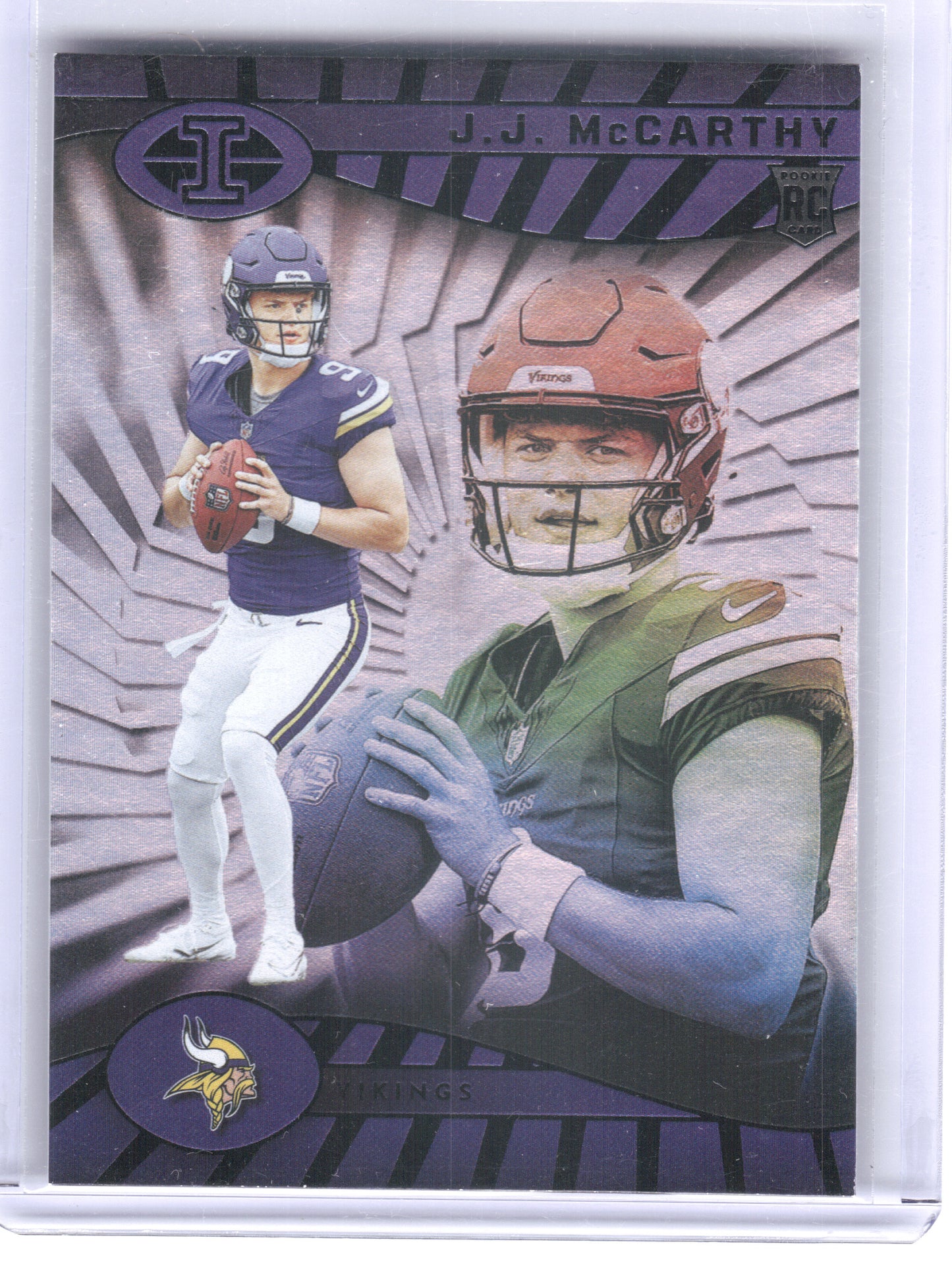 2024 Panini Illusions #100 J.J. McCarthy Retail Minnesota Vikings RC