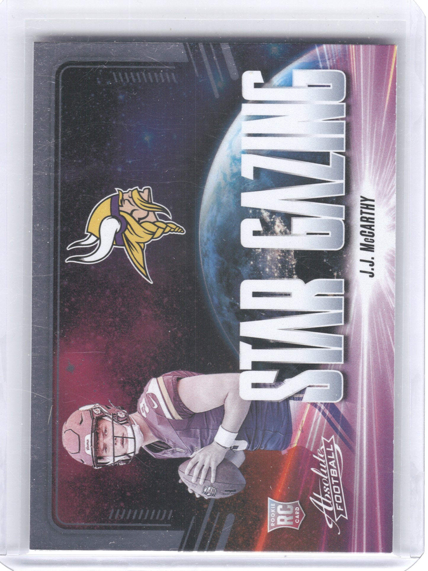 2024 Panini Absolute #SG-JMY J.J. McCarthy Star Gazing Minnesota Vikings